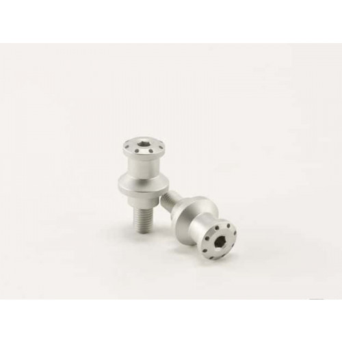 Spools - Diameter 10mm (Silver) For KTM RC390 (14-19) By Puig 5924P