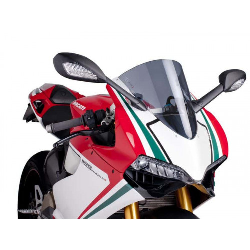 R-Racer Screen (Light Smoke) For Ducati 899 Panigale (14-15) By Puig 5990H