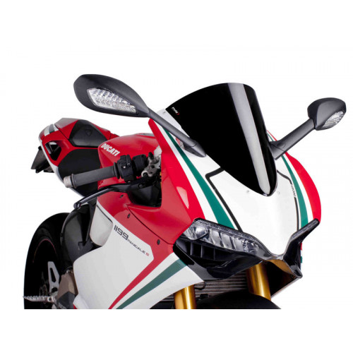 R-Racer Screen (Black) For Ducati 899 Panigale (14-15) By Puig 5990N