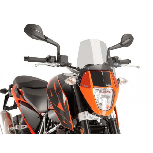 New Generation Sport Screen (Light Smoke) For KTM 690 Duke (12-20) By Puig 6009H