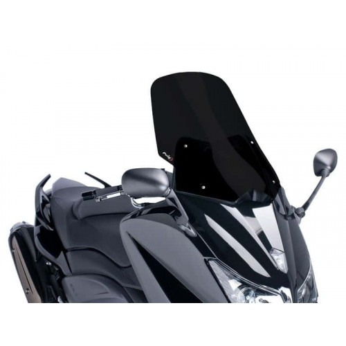 V-Tech Line Touring Screen (Black) For Yamaha TMax 530 (12-16) By Puig 6260N