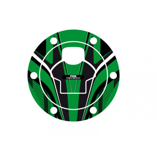 Radikal Fuel Cap Protector (Green) For BMW F800 ST (06) By Puig 6298V