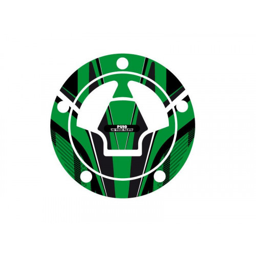 Radikal Fuel Cap Protector (Green) For Kawasaki Z1000 SX (17-19) By Puig 6312V