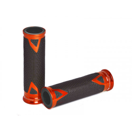 Hi-Tech Radikal Hand Grips 119mm (Orange) For Benelli Leoncino 800 Trail (22) By Puig 6325T