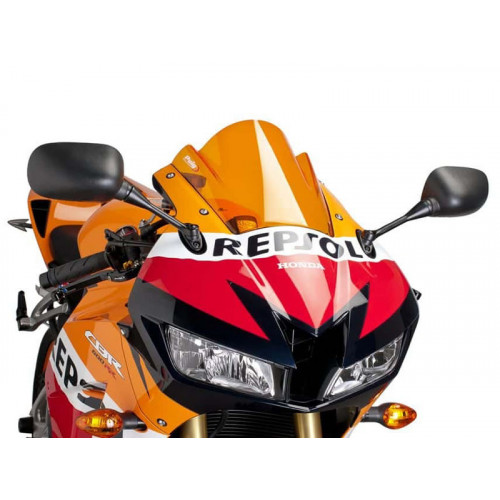 Z-Racing Screen (Orange) For Honda CBR600 RR (13-20) By Puig 6478T