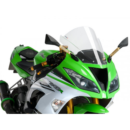 Z-Racing Screen (Carbon Look) For Kawasaki ZX-6R 636 (13-16) By Puig 6482C