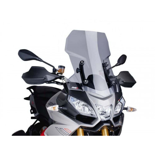 Touring Screen (Black) For Aprilia Caponord 1200 Rally (15-17) By Puig 6484N