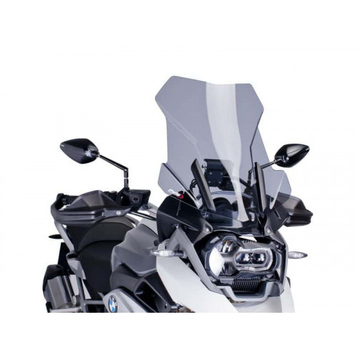 Touring Screen (Light Smoke) For BMW R1200 GS Rallye (17-18) By Puig 6486H