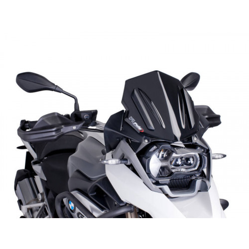 Sport Screen (Black) For BMW R1250 GS Adventure (19-21) By Puig 6487N