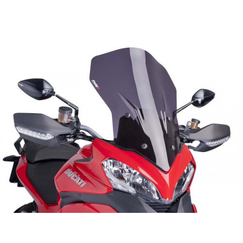 Touring Screen (Light Smoke) For Ducati Multistrada 1200 (13-14) By Puig 6491H