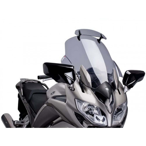 Touring Screen With Extender (Light Smoke) For Yamaha FJR 1300 AS (13-21) By Puig 6501H