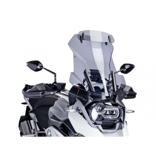 Touring Screen With Extender (Light Smoke) For BMW R1200 GS Exclusive (17-18) By Puig 6504H