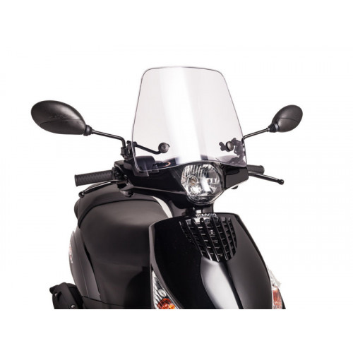 Traffic Screen (Clear) For Piaggio ZIP 50 (97-20) By Puig 6534W