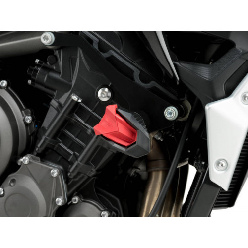 R19 Frame Sliders (Black) For Triumph Street Triple S (20-21) By Puig 6571N