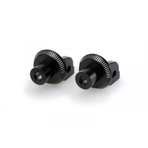 Footpeg Adaptors (Black) For MV Agusta Superveloce (21-22) By Puig 6867N