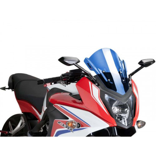 Z-Racing Screen (Blue) For Honda CBR650 F (14-20) By Puig 7003A