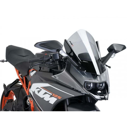 Z-Racing Screen (Light Smoke) For KTM RC390 (14-21) By Puig 7004H