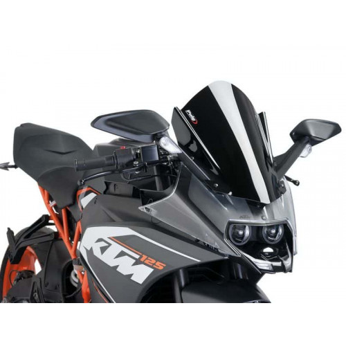 Z-Racing Screen (Black) For KTM RC390 (14-21) By Puig 7004N