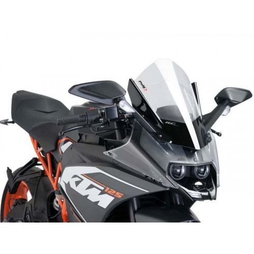 Z-Racing Screen (Clear) For KTM RC390 (14-21) By Puig 7004W