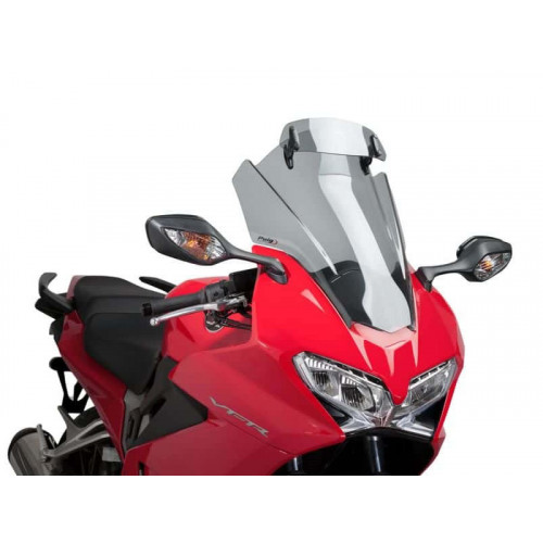 Touring Screen With Extender (Light Smoke) For Honda VFR 800 F (14-20) By Puig 7008H