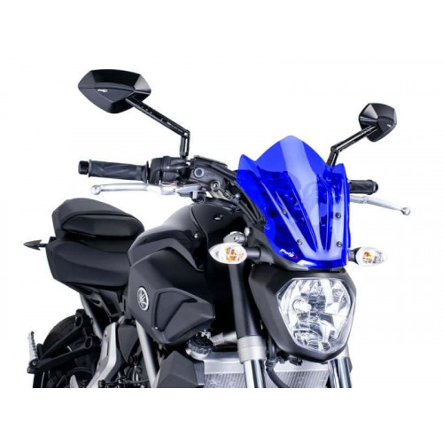 New Generation Sport Screen (Blue) For Yamaha FZ-07 (14-17) By Puig 7015A