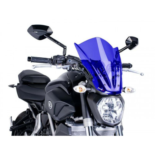 New Generation Touring Screen (Blue) For Yamaha MT-07 (14-17) By Puig 7016A