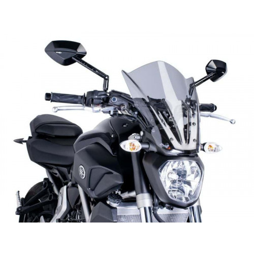 New Generation Touring Screen (Light Smoke) For Yamaha MT-07 (14-17) By Puig 7016H