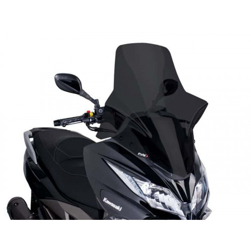 V-Tech Line Touring Screen (Dark Smoke) For Kawasaki J300 (14-21) By Puig 7020F