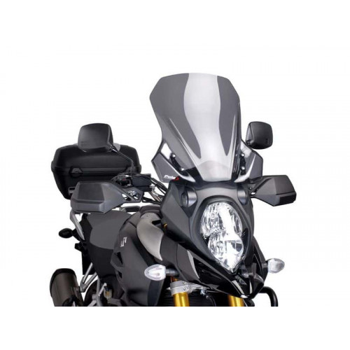 Touring Screen (Dark Smoke) For Suzuki V-Strom 1000 (14-19) By Puig 7229F