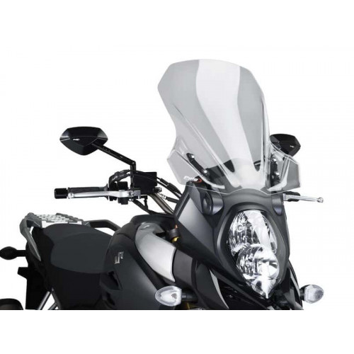 Touring Screen (Clear) For Suzuki V-Strom 1000 XT (17-19) By Puig 7229W