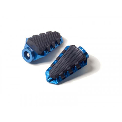 Trail Footpegs (Blue) For Harley Davidson Sportster XL 883 Iron (09-11) By Puig 7319A