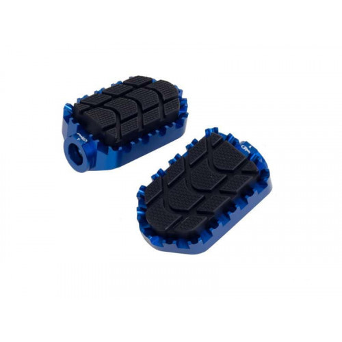 Enduro Footpegs (Blue) For MV Agusta Turismo Veloce 800 (14-21) By Puig 7587A