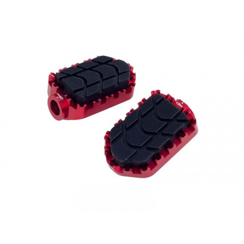 Enduro Footpegs (Red) For Indian FTR1200 S (19-21) By Puig 7587R