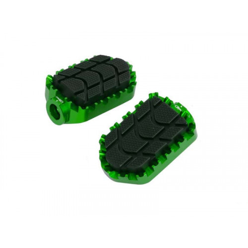 Enduro Footpegs (Green) For Indian Scout (15-21) By Puig 7587V