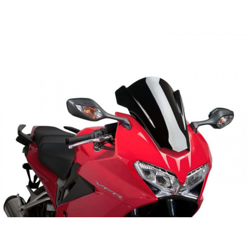 Z-Racing Screen (Black) For Honda VFR 800 F (14-20) By Puig 7598N