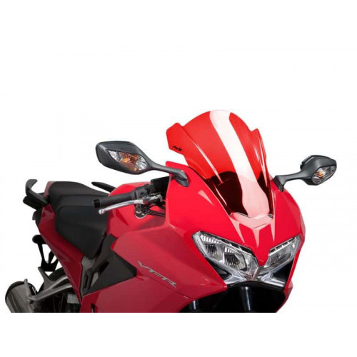 Z-Racing Screen (Red) For Honda VFR 800 F (14-20) By Puig 7598R