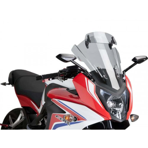 Touring Screen With Extender (Light Smoke) For Honda CBR650 F (14-20) By Puig 7601H