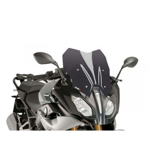 Touring Screen (Dark Smoke) For BMW R1200 RS (15-18) By Puig 7616F