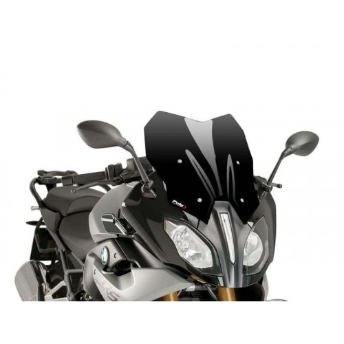 Touring Screen (Black) For BMW R1200 RS (15-18) By Puig 7616N