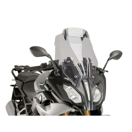 Touring Screen Plus With Extender (Light Smoke) For BMW R1200 RS (15-18) By Puig 7618H