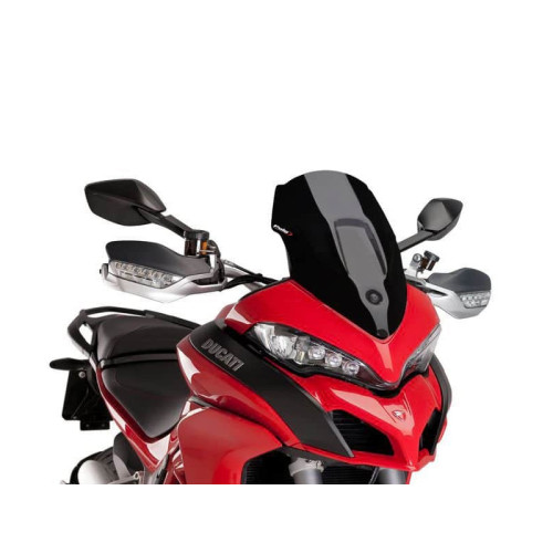 Sport Screen (Black) For Ducati Multistrada 1260 S D Air (18-20) By Puig 7622N