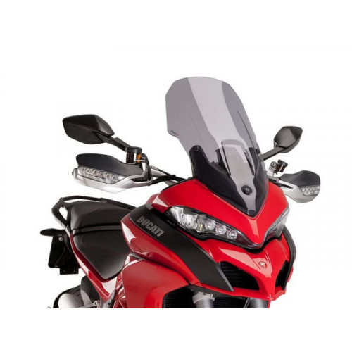 Touring Screen (Light Smoke) For Ducati Multistrada 1260 S D Air (18-20) By Puig 7623H