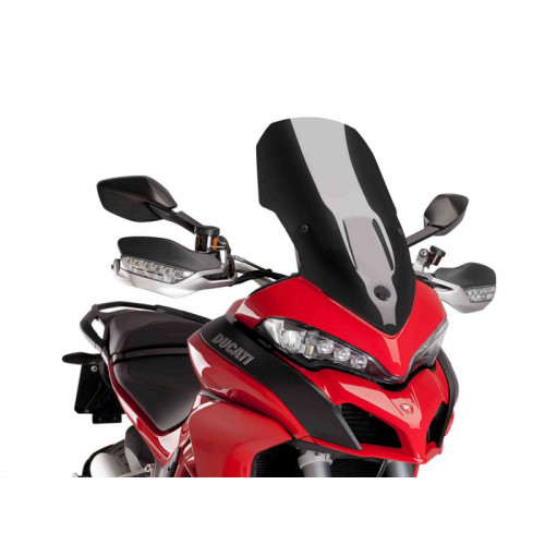 Touring Screen (Black) For Ducati Multistrada 1260 Enduro (19-21) By Puig 7623N