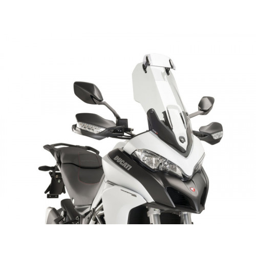 Touring Screen With Extender (Clear) For Ducati Multistrada 1200 (15-17) By Puig 7624W