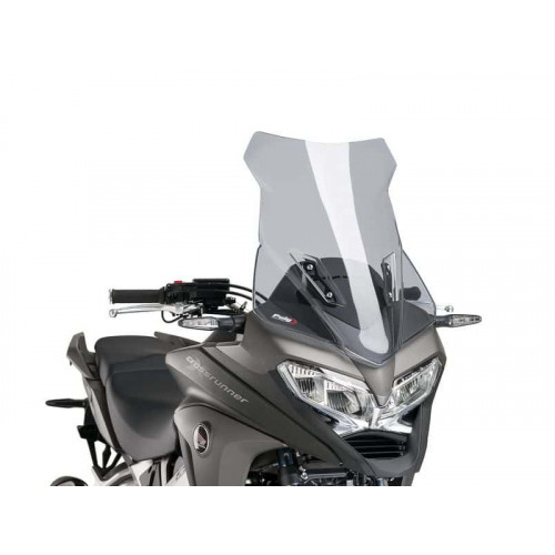 Touring Screen (Light Smoke) For Honda VFR 800X Crossrunner (15-16) By Puig 7626H