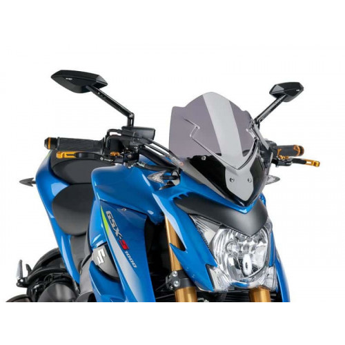 New Generation Sport Screen (Light Smoke) For Suzuki GSX S 1000 (15-20) By Puig 7653H