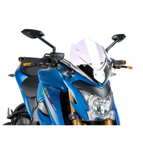 New Generation Sport Screen (Clear) For Suzuki GSX S 1000 (15-20) By Puig 7653W