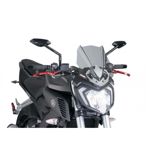 New Generation Sport Screen (Black) For Yamaha MT-125 (14-19) By Puig 7654N