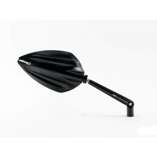 Hi-Tech 3 Rearview Mirror RHS (Black) For Piaggio Vespa GTS 300 Touring Euro (21-22) By Puig 8025N