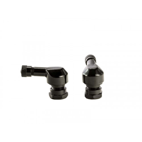 Race Tyre Valves 8.3mm (Black) For Husqvarna Svartpilen 401 (17-21) By Puig 8100N